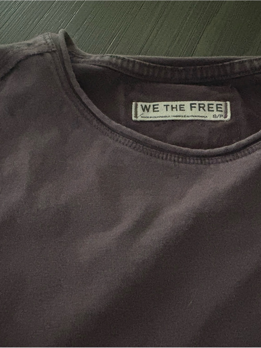We The Free Short Sleeve Crew Tee in Plum